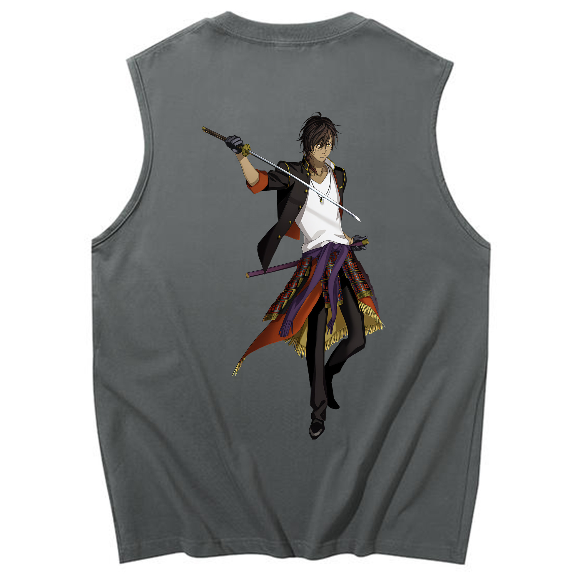 （画像用） 刀剣乱舞 Touken Ranbu コットン100％タンクトップ（背面プリント）